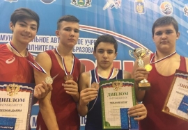 Омские борцы завоевали награды открытого первенства Тюменского района