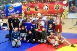 Омские борцы завоевали девять медалей на турнире «Юный богатырь»