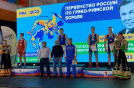 Александр Михель - победитель первенства России по греко-римской борьбе