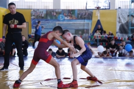 В Азово прошел 5-й турнир по греко-римской борьбе памяти Александра Титова