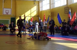 XV турнир по греко-римской борьбе памяти Стрельникова прошел в Оконешниково
