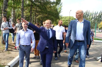 Круглый стол «Спорт - престиж нации» с участием Николая Валуева