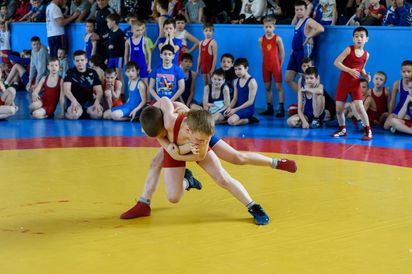 Юные омские борцы привезли награды из Новосибирска