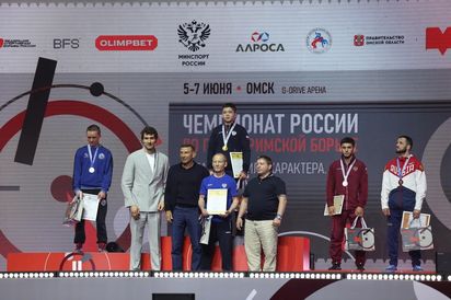 В Омске завершился Чемпионат России по греко-римской борьбе