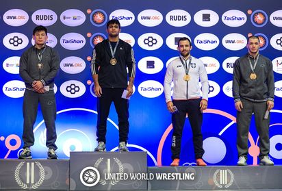 Рейтинговый турнир UWW: Марат Кампаров - золото, Адлет Тюлюбаев - серебро