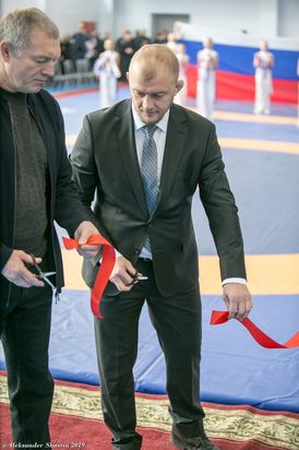 Открытие зала борьбы в Омске (2019)