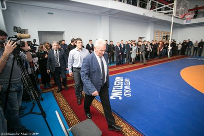 Открытие зала борьбы в Омске (2019)