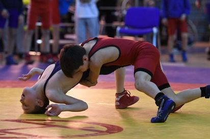 Омские борцы завоевали восемь медалей турнира на Кубок Бачинина