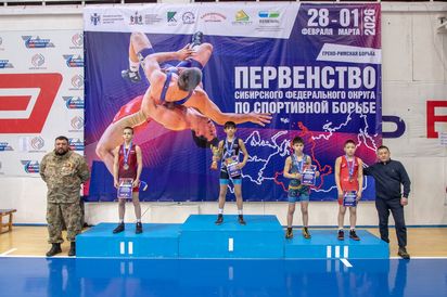 Омские борцы завоевали 6 медалей первенства СФО в Бердске